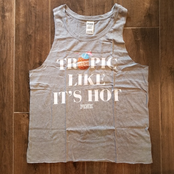 PINK Victoria's Secret Tops - NWT▪VS PINK▪Tropic like it's hot muscle tank